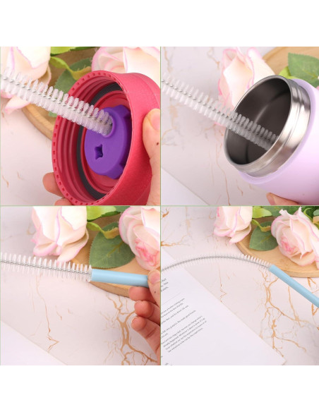 Juego de 5 cepillos de limpieza de tubos Penitue 38.5cm