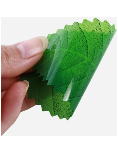 Hojas Decorativas para Sushi Kichvoe - 200 Piezas Verde