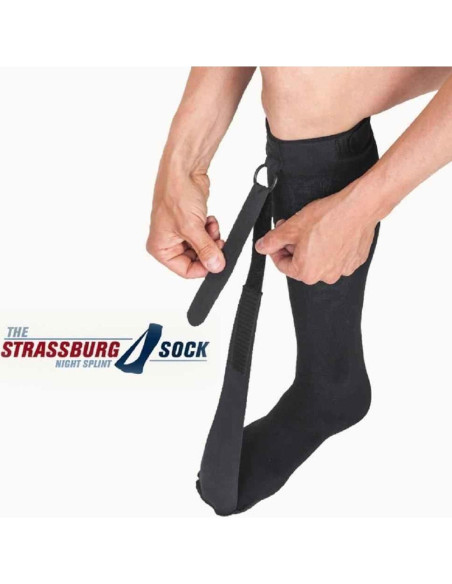 Calcetín Strassburg Blanco Regular para Fascitis Plantar