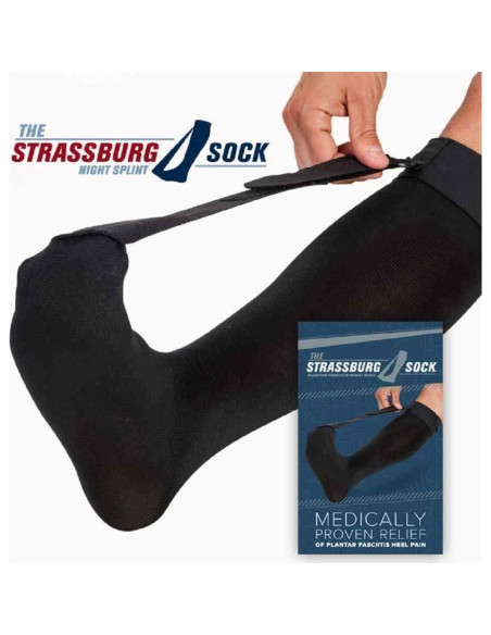 Calcetín Strassburg Blanco Regular para Fascitis Plantar