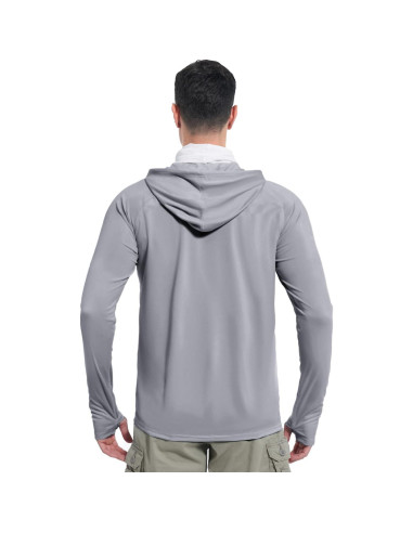 Camisa Solar isnowood UPF 50+ Hombre Gris X-Large