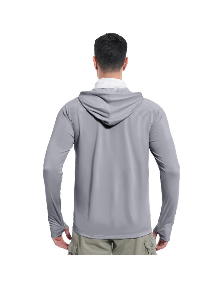 Camisa Solar isnowood UPF 50+ Hombre Gris X-Large