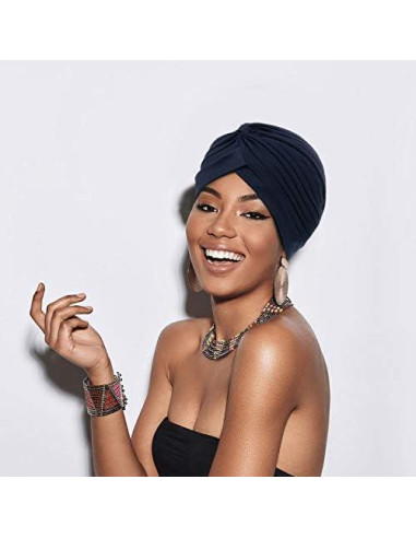 Beanie Turbantes Elásticos SATINIOR 6 Piezas Multicolor