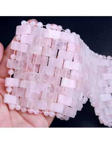 Máscara de Sueño de Cuarzo Rosa Natural TGS Gems 22.86x10.16cm