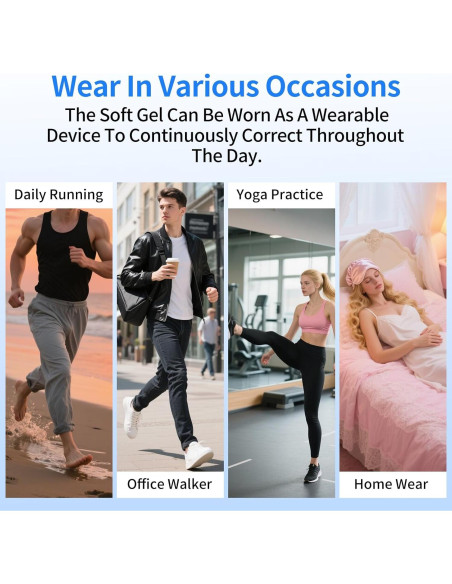 Separadores de Dedos Puoposty para Juanetes y Dedo en Martillo - 8 Pcs