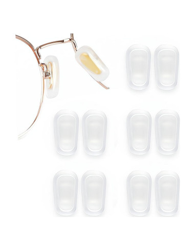 5 Pares de Almohadillas de Nariz de Silicona BEHLINE Antideslizantes