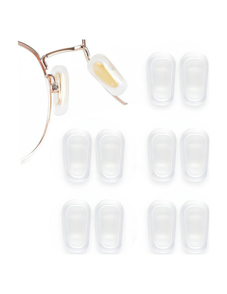 5 Pares de Almohadillas de Nariz de Silicona BEHLINE Antideslizantes