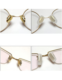 5 Pares de Almohadillas de Nariz de Silicona BEHLINE Antideslizantes 2