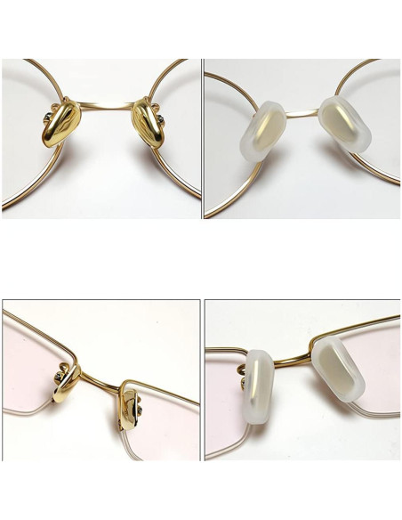 5 Pares de Almohadillas de Nariz de Silicona BEHLINE Antideslizantes