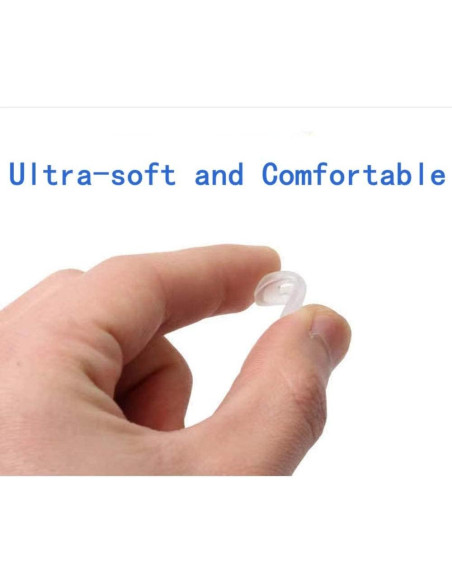 5 Pares de Almohadillas de Nariz de Silicona BEHLINE Antideslizantes