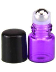 25 Botellas de Vidrio Coloridas 1ml Roll On USRommaner 2