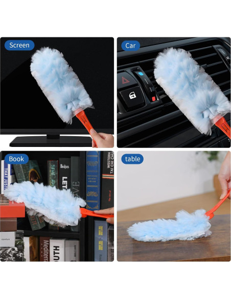 Kit de Recargas Plumero Microfibra 20 Piezas Qaestfy 14"