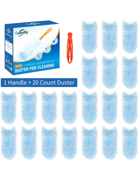 Kit de Recargas Plumero Microfibra 20 Piezas Qaestfy 14"