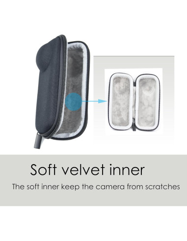 Funda Dura Fotoleey para Insta360 X4 Air/X5 - Protección y Portabilidad