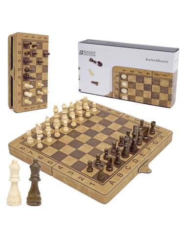 Juego de Ajedrez Magnético 15 Pulgadas Bucher&Rossini