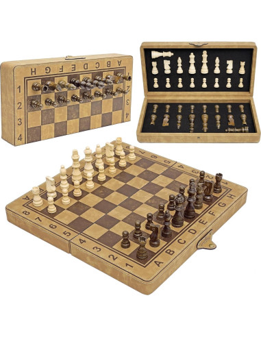 Juego de Ajedrez Magnético 15 Pulgadas Bucher&Rossini