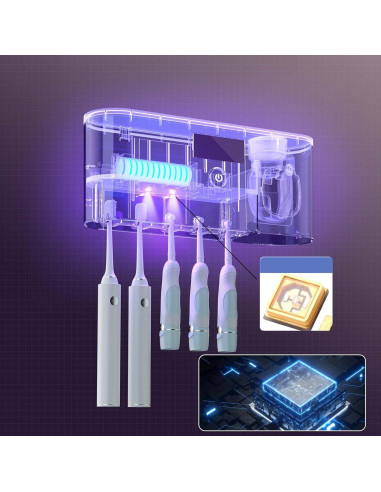 Soporte para Cepillos de Dientes DNEXIMG RA con Dispensador