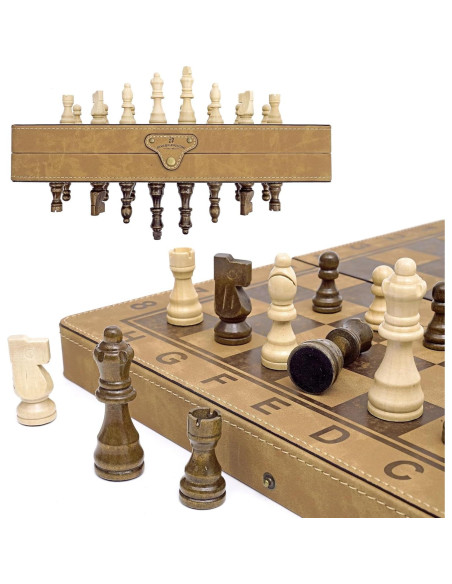 Juego de Ajedrez Magnético 15 Pulgadas Bucher&Rossini