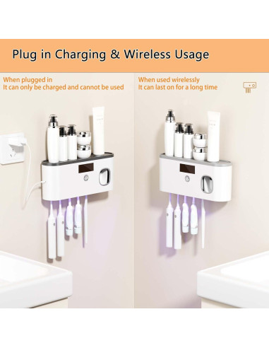 Soporte para Cepillos de Dientes DNEXIMG RA con Dispensador