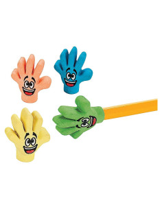 Toppers de Borrador de Goma Fun Express - 2 dz - Colores Variados