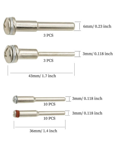 Juego de 26 Piezas de Rueda de Corte Hamineler con Mandriles