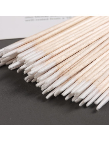 200 Bastoncillos de Algodón Preciso Sotong - Palitos de Madera