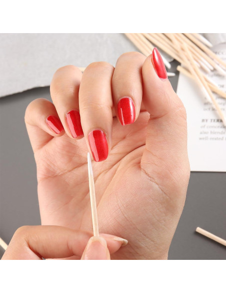 200 Bastoncillos de Algodón Preciso Sotong - Palitos de Madera