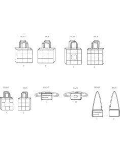 Patrón de Costura Simplicidad S3086OS para Bolsas de Parchwork 2
