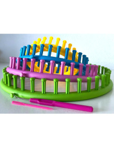 Juego de Telar Largo MAHITOI 4 Tamaños y Colores Variados 2