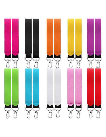 20 Llavero de Neopreno Pulsera Yaomiao 13.5x2 cm 10 Colores