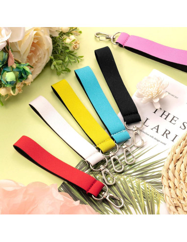20 Llavero de Neopreno Pulsera Yaomiao 13.5x2 cm 10 Colores