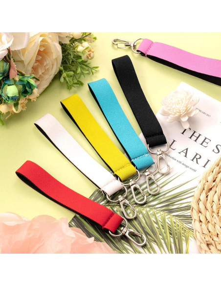20 Llavero de Neopreno Pulsera Yaomiao 13.5x2 cm 10 Colores