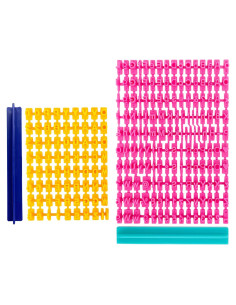 Juego de Sellos para Galletas Jihugu 2 Piezas Letras y Números