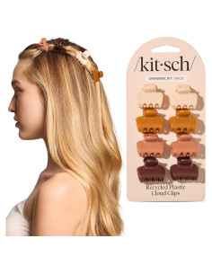 Clips de Garra Kitsch para Cabello - Set de 8 Piezas Sedona