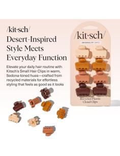 Clips de Garra Kitsch para Cabello - Set de 8 Piezas Sedona 2