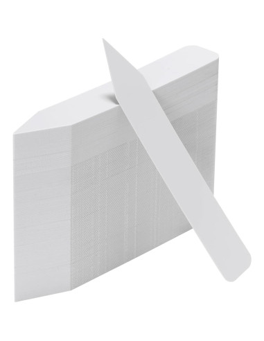 300 Etiquetas para Plantas ModaSin 10.16 cm Blancas Reutilizables
