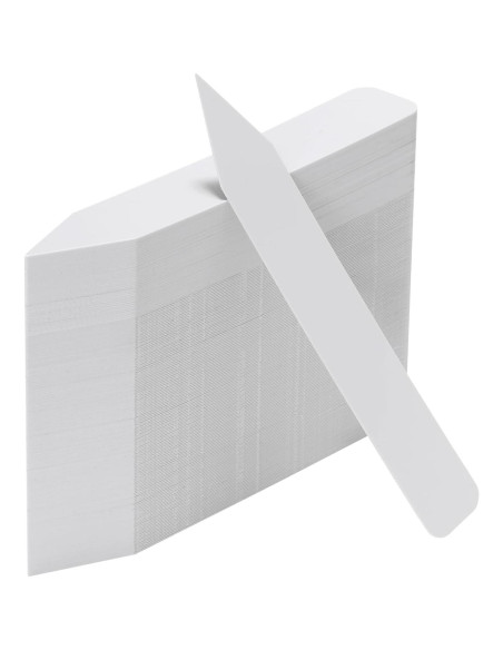 300 Etiquetas para Plantas ModaSin 10.16 cm Blancas Reutilizables