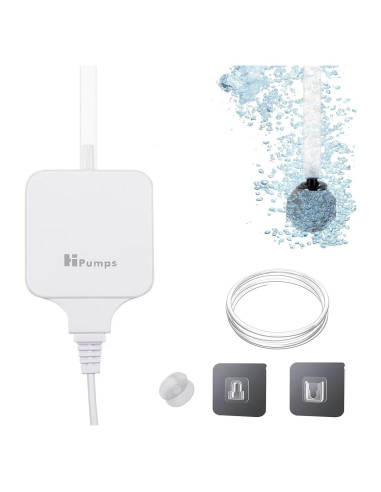Mini Bomba de Aire Hpumps para Acuario 1.5W hasta 56.78L