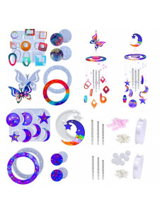 Kit de Moldes de Resina para Campanas de Viento Accfore