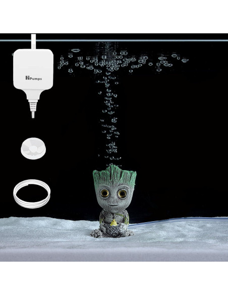 Mini Bomba de Aire Hpumps para Acuario 1.5W hasta 56.78L