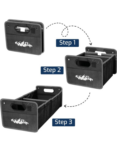 Organizador de Maletero JHGFVC para Subaru Blanco 51.3x31.8x25.9cm