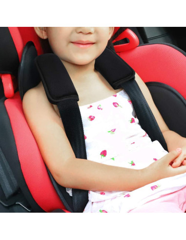 Almohadillas para Correas de Asiento de Coche Accmor - Suaves y Hipoalergénicas