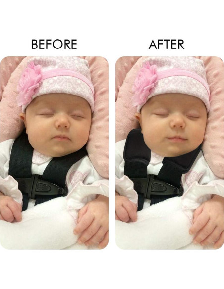 Almohadillas para Correas de Asiento de Coche Accmor - Suaves y Hipoalergénicas