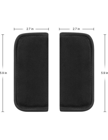 Almohadillas para Correas de Asiento de Coche Accmor - Suaves y Hipoalergénicas