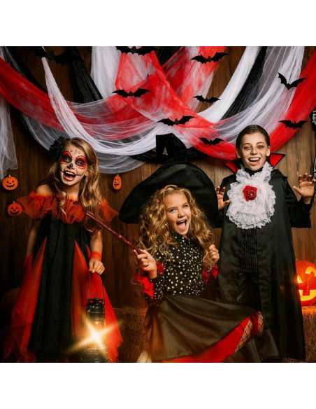 9 Paneles Tela Espeluznante Halloween QINYIER 182.88x76.2cm