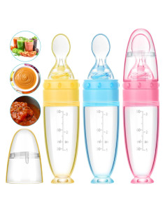 Alimentador de Comida para Bebés Tondiamo 3oz con Ventosa