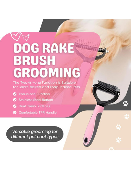 Kit de Aseo para Mascotas Toy Poodle Lady - 9 Piezas Rosa