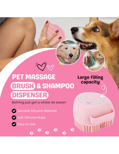 Kit de Aseo para Mascotas Toy Poodle Lady - 9 Piezas Rosa