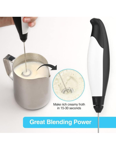 Batidor de Leche Eléctrico Mafiti 500ml Acero Inoxidable
