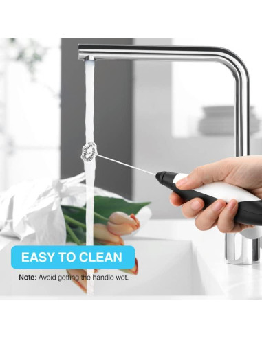 Batidor de Leche Eléctrico Mafiti 500ml Acero Inoxidable